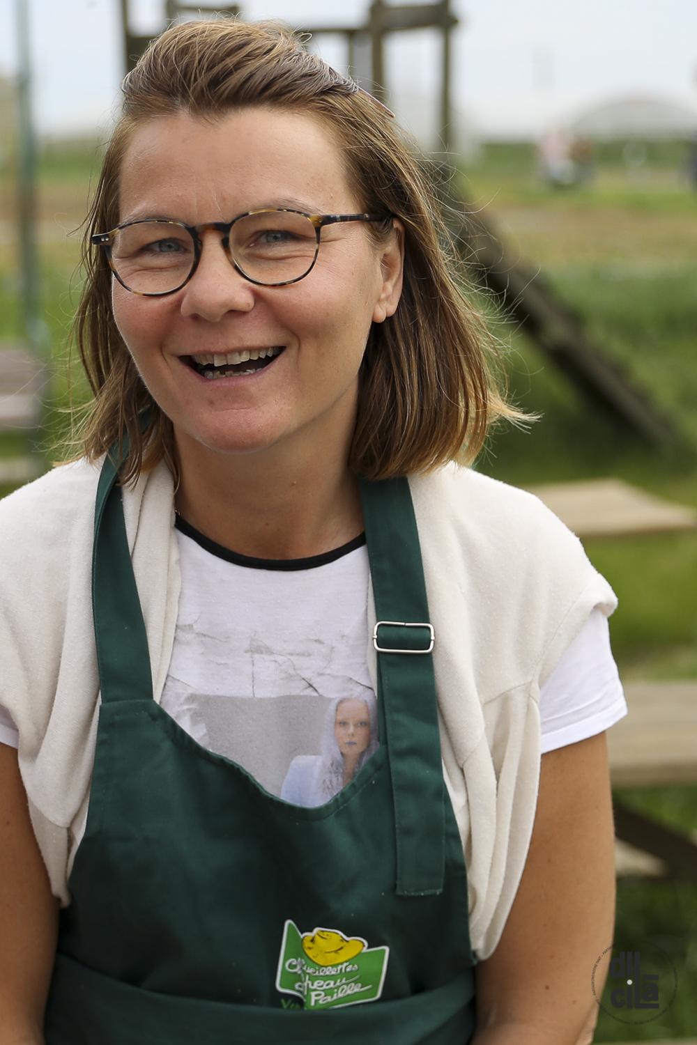 Malgré le gel du printemps, les agriculteurs ne déplorent pas de pertes, grâce aux serres et à l’allumage de feux les nuits les plus fraîches. (photo Séverine Liénart 2020)