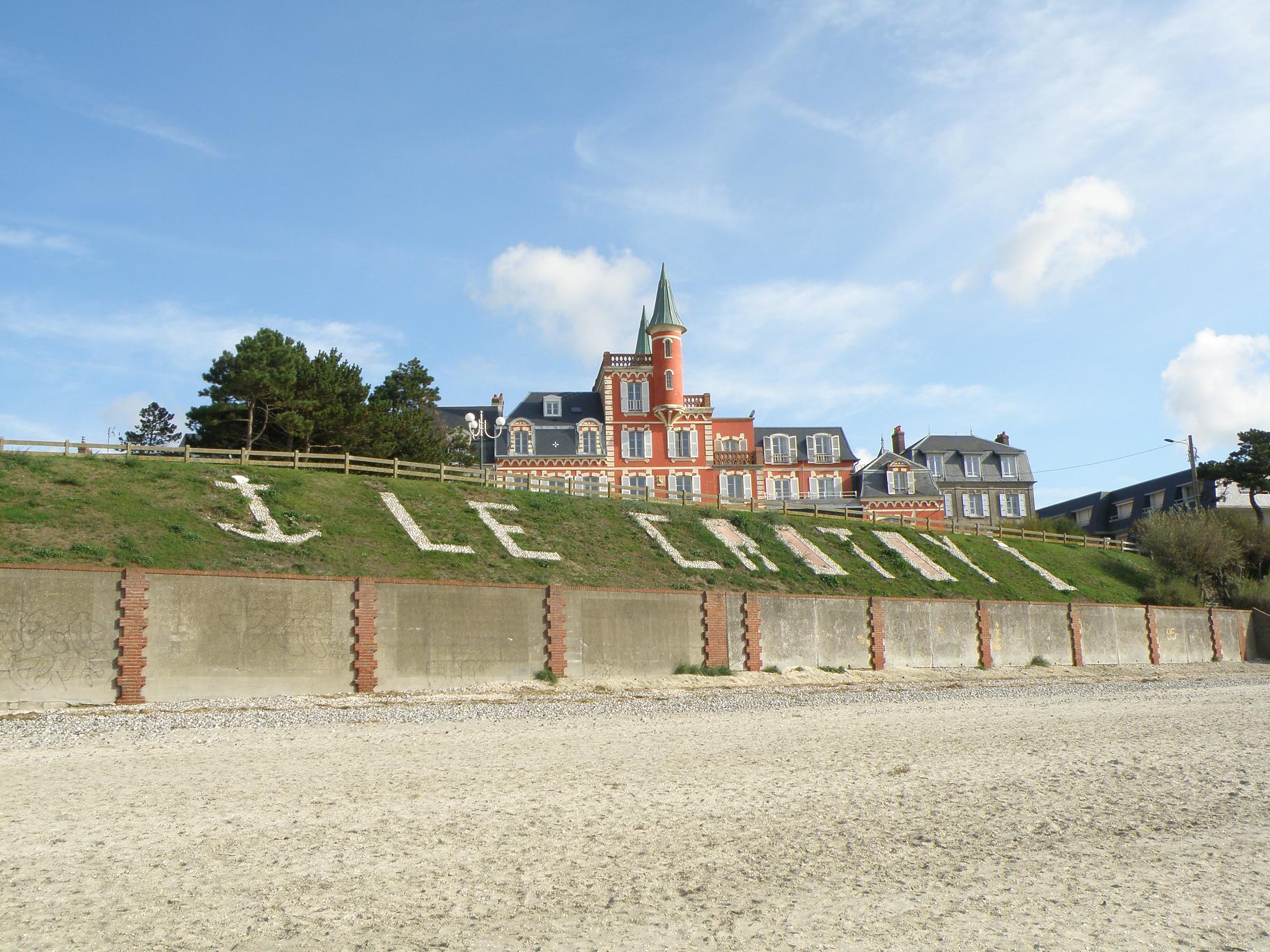 Le crotoy france seen from the beach