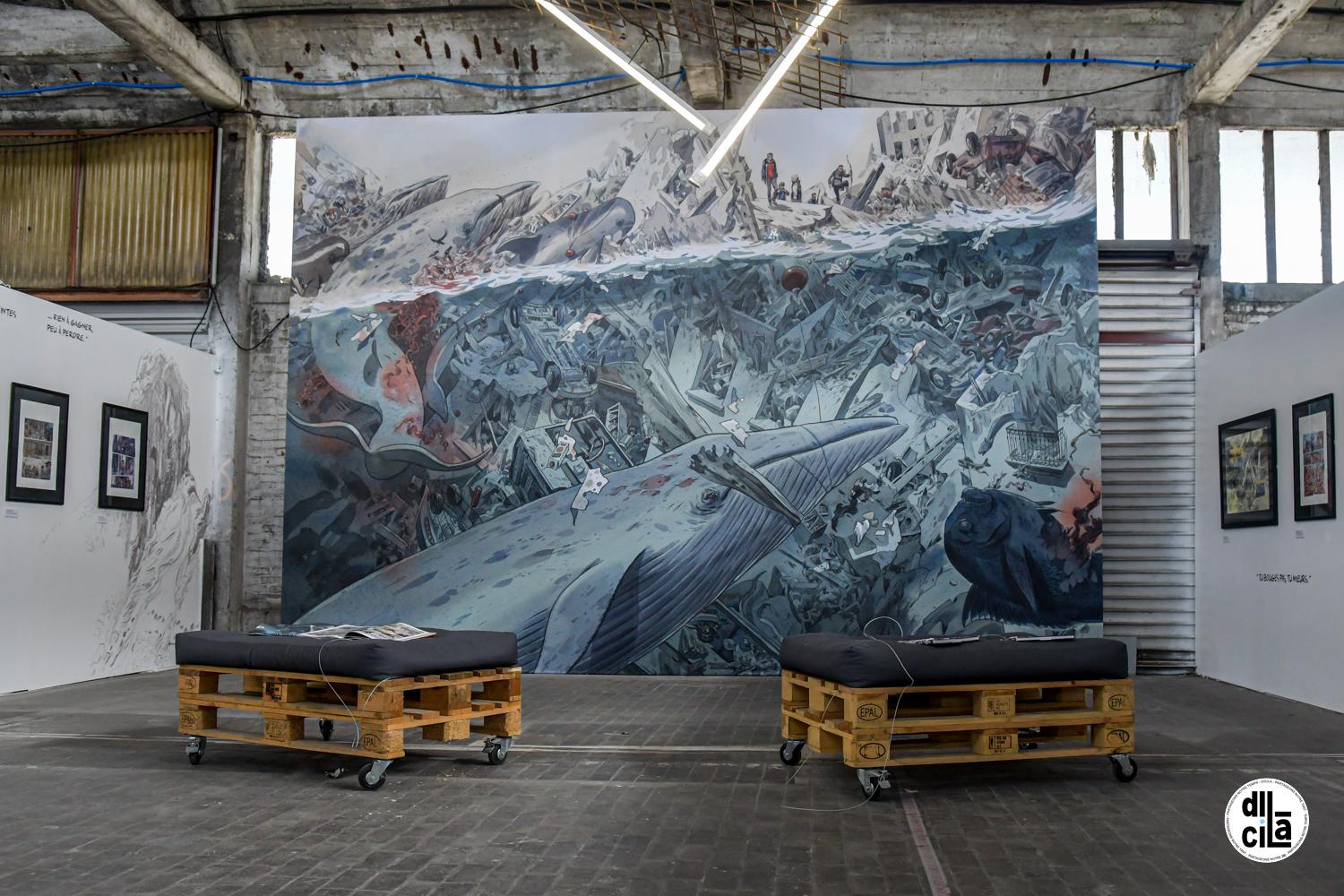 Visite de presse festival de la bande dessinee dicila kevin devigne 02 55